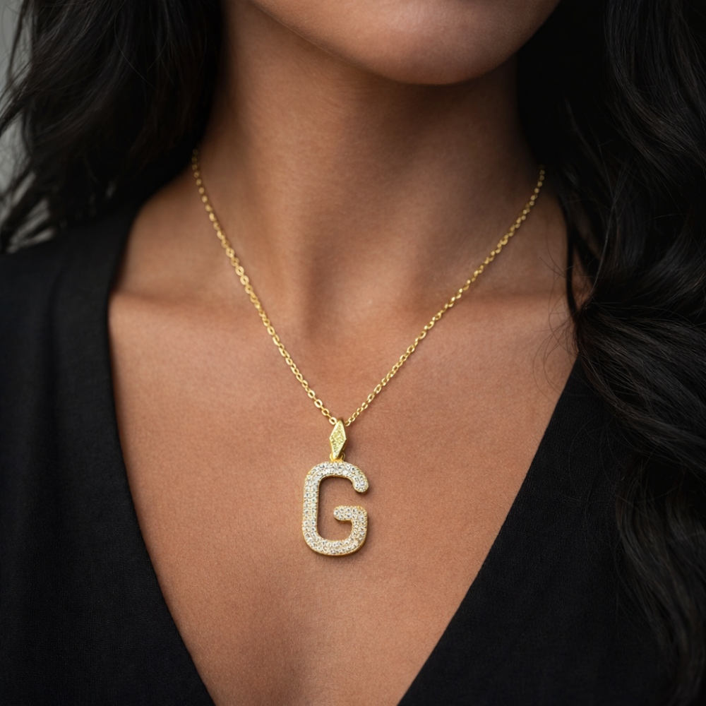 Charm-Zirkonia Buchstabe G Elif Jewelry