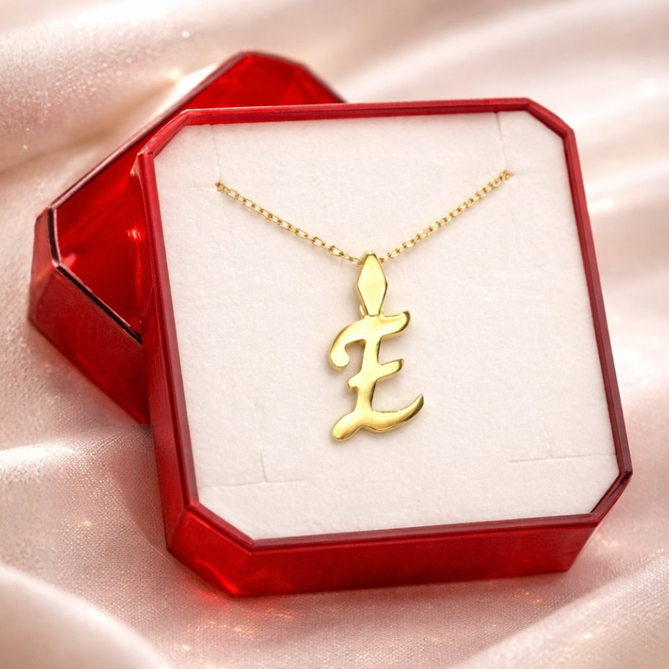 Elif Jewelry Gold Halsketten mit Buchstaben Namensketten Damen