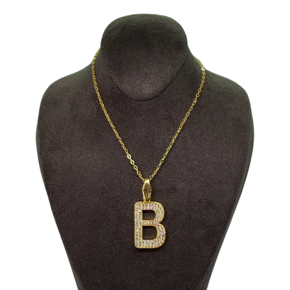 Alphabet-Charm-Zirkonia Buchstabe B Elif Jewelry
