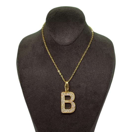 Alphabet-Charm-Zirkonia Buchstabe B Elif Jewelry