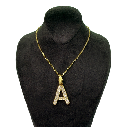 Alphabet-Charm-Zirkonia Buchstabe A Elif Jewelry