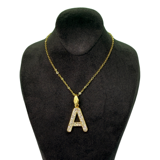 Alphabet-Charm-Zirkonia Buchstabe A Elif Jewelry