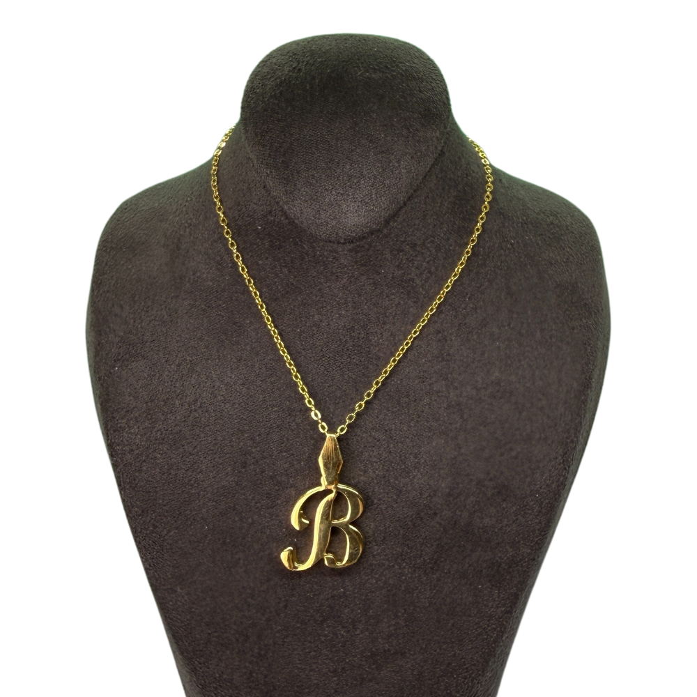 Alphabet-Charm Buchstabe B Elif Jewelry