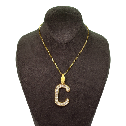 Alphabet-Charm-Zirkonia Buchstabe C Elif Jewelry
