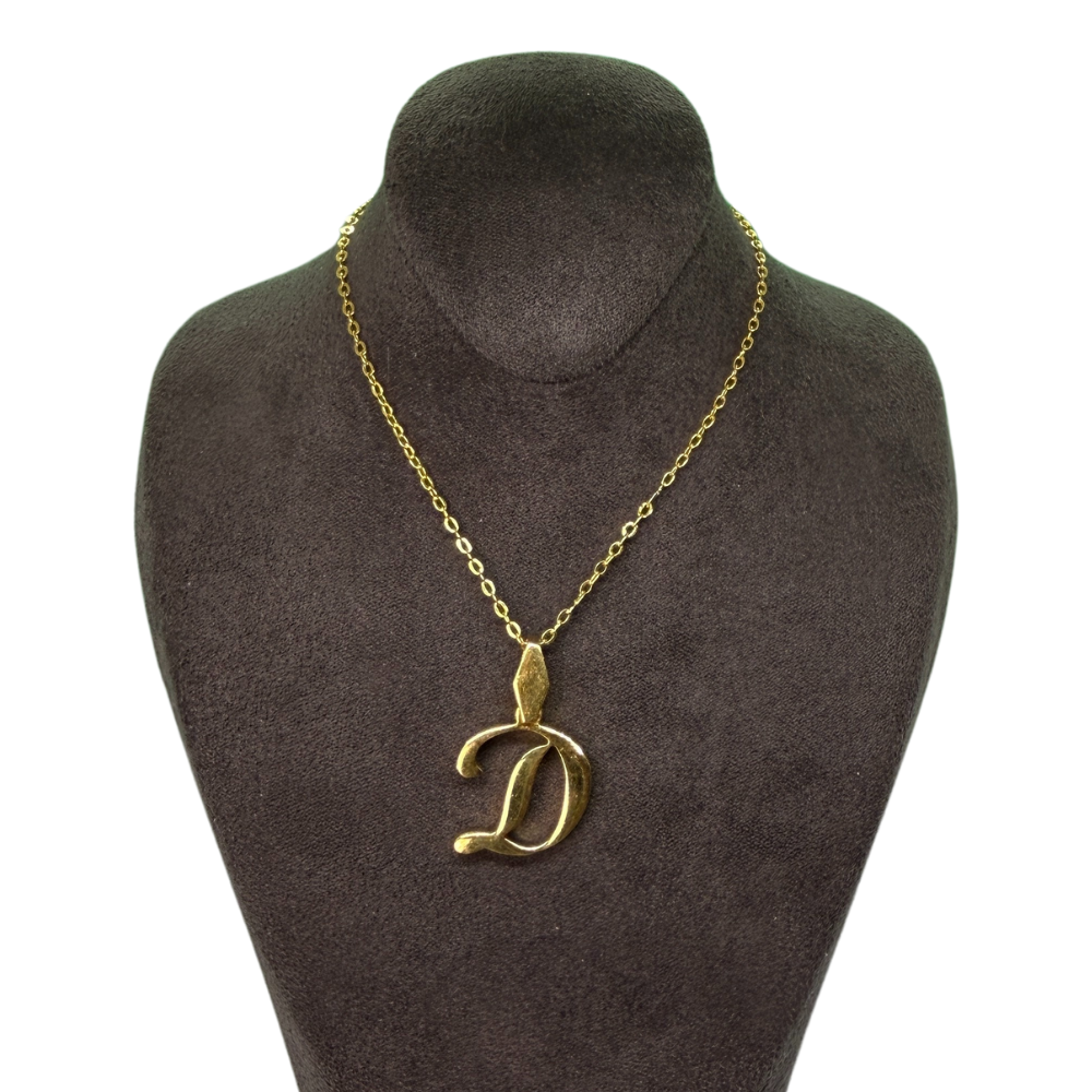 Alphabet-Charm Buchstabe D Elif Jewelry