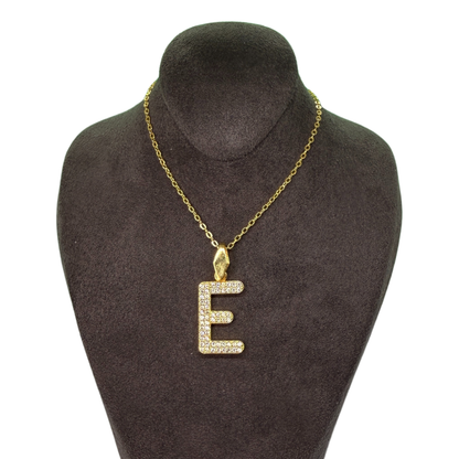 Alphabet-Charm-Zirkonia Buchstabe E Elif Jewelry