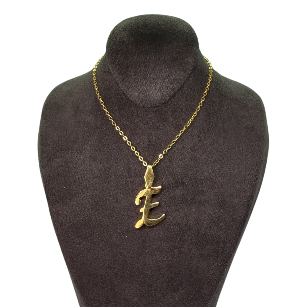 Alphabet-Charm Buchstabe E Elif Jewelry