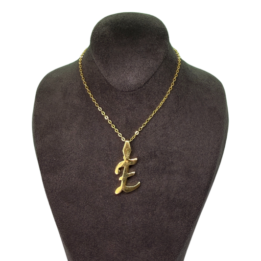 Alphabet-Charm Buchstabe E Elif Jewelry