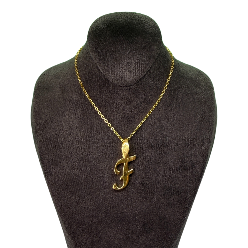 Alphabet-Charm Buchstabe F Elif Jewelry