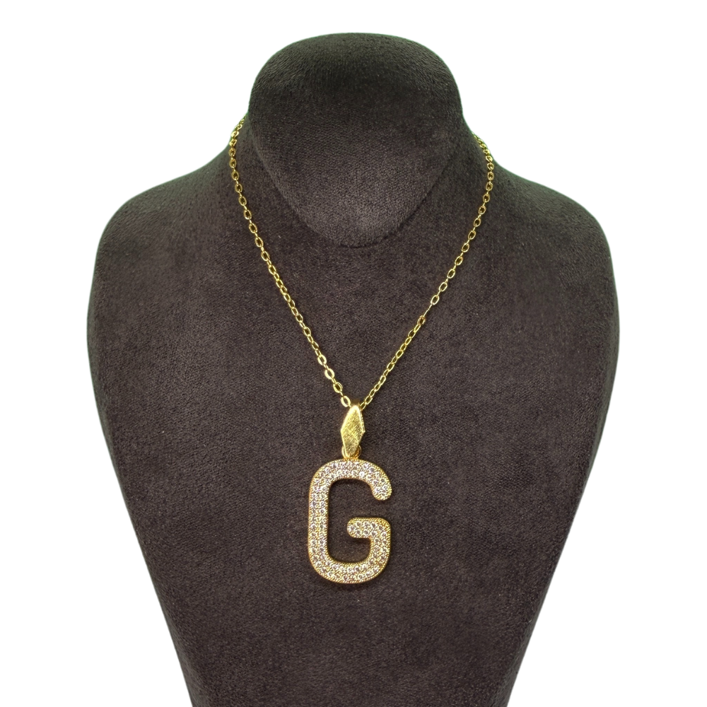 Alphabet-Charm-Zirkonia Buchstabe G Elif Jewelry