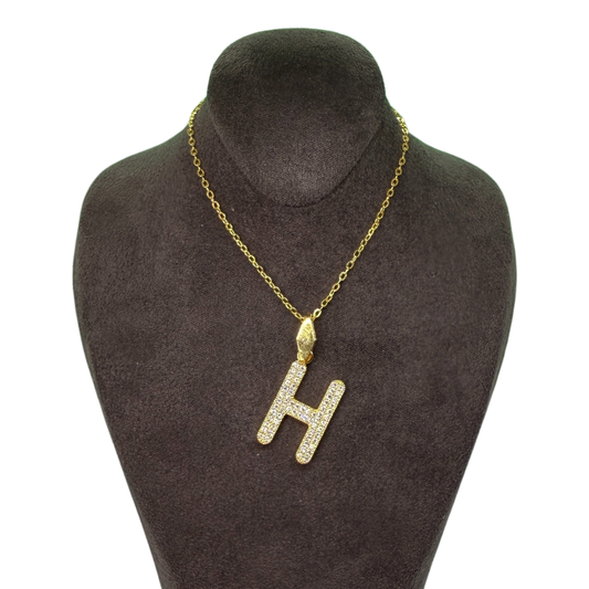 Alphabet-Charm-Zirkonia Buchstabe H Elif Jewelry