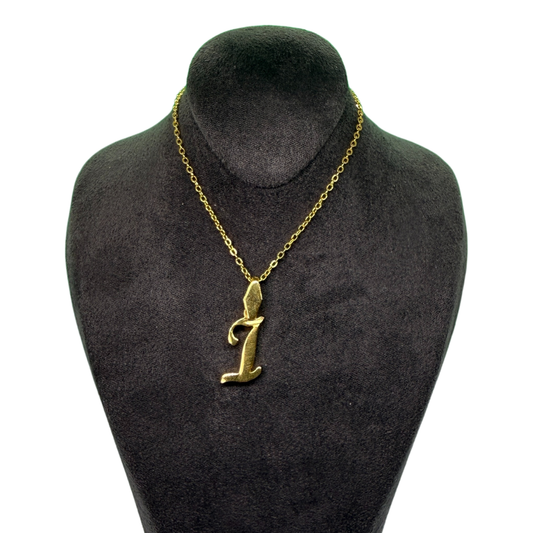 Alphabet-Charm Buchstabe I Elif Jewelry