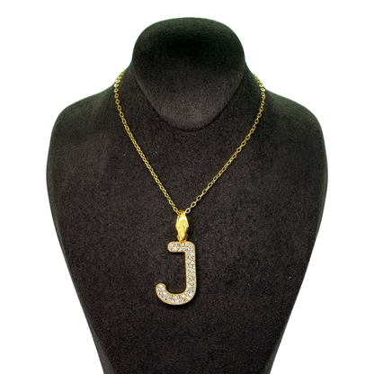 Alphabet-Charm-Zirkonia Buchstabe J Elif Jewelry