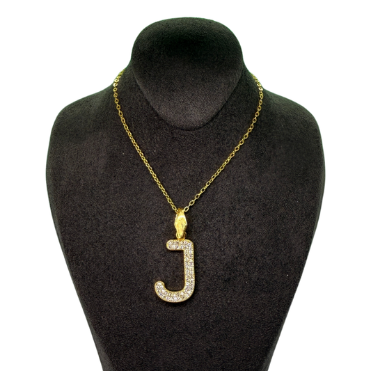 Alphabet-Charm-Zirkonia Buchstabe J Elif Jewelry