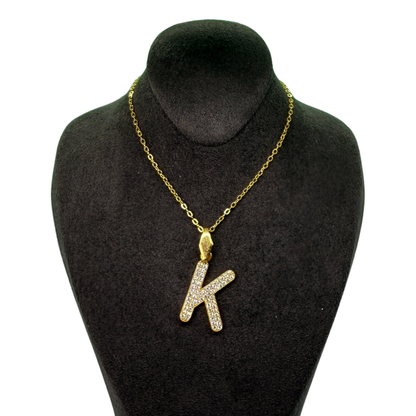 Alphabet-Charm-Zirkonia Buchstabe K Elif Jewelry