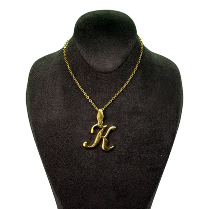 Alphabet-Charm Buchstabe K Elif Jewelry