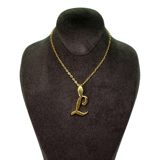 Alphabet-Charm Buchstabe L Elif Jewelry