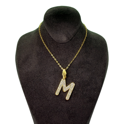 Alphabet-Charm-Zirkonia Buchstabe M Elif Jewelry