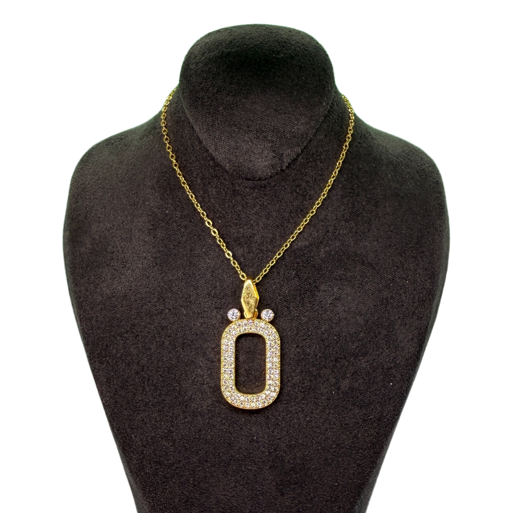 Alphabet-Charm-Zirkonia Buchstabe OE Elif Jewelry