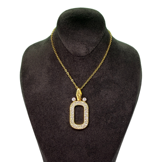 Alphabet-Charm-Zirkonia Buchstabe OE Elif Jewelry