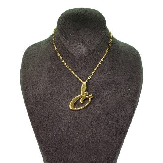 Alphabet-Charm Buchstabe Ö Elif Jewelry