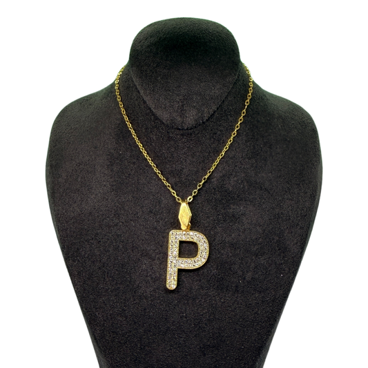 Alphabet-Charm-Zirkonia Buchstabe P Elif Jewelry