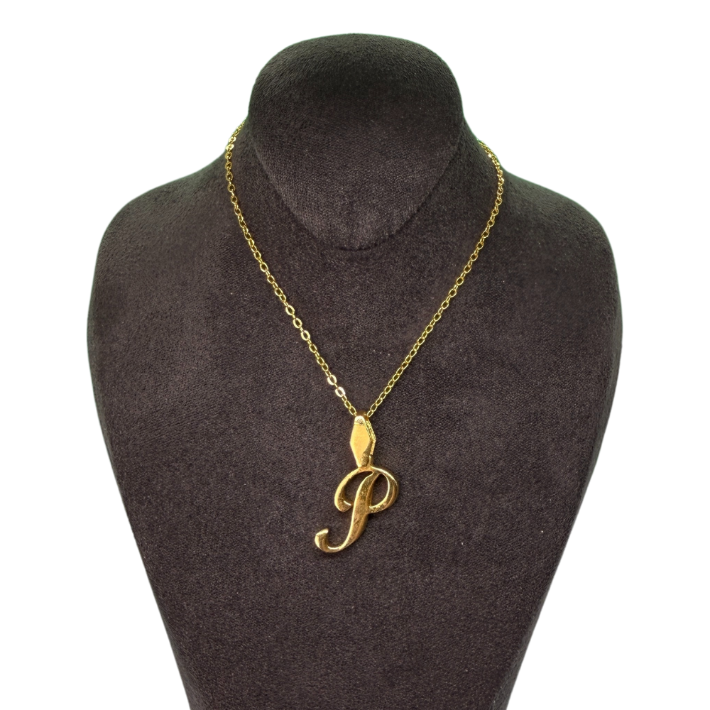 Alphabet-Charm Buchstabe P Elif Jewelry