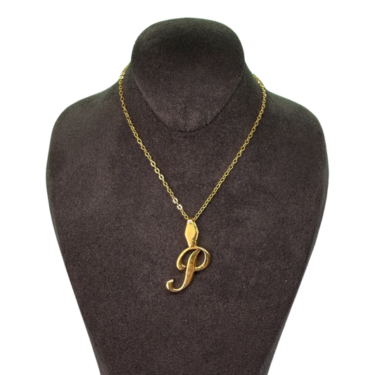Alphabet-Charm Buchstabe P Elif Jewelry