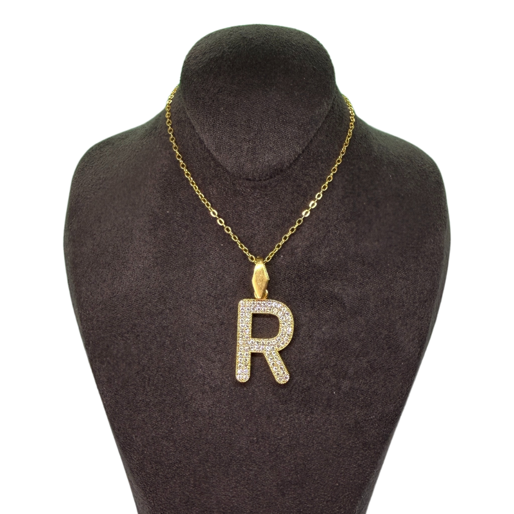 Alphabet-Charm-Zirkonia Buchstabe R Elif Jewelry