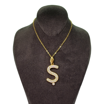 Alphabet-Charm-Zirkonia Buchstabe Ş Elif Jewelry