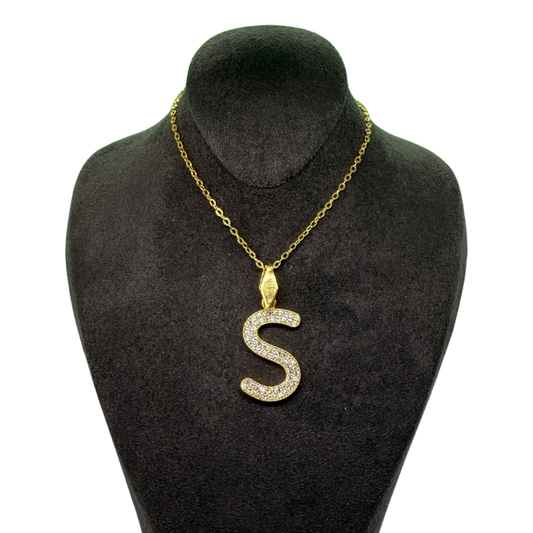 Alphabet-Charm-Zirkonia Buchstabe S Elif Jewelry