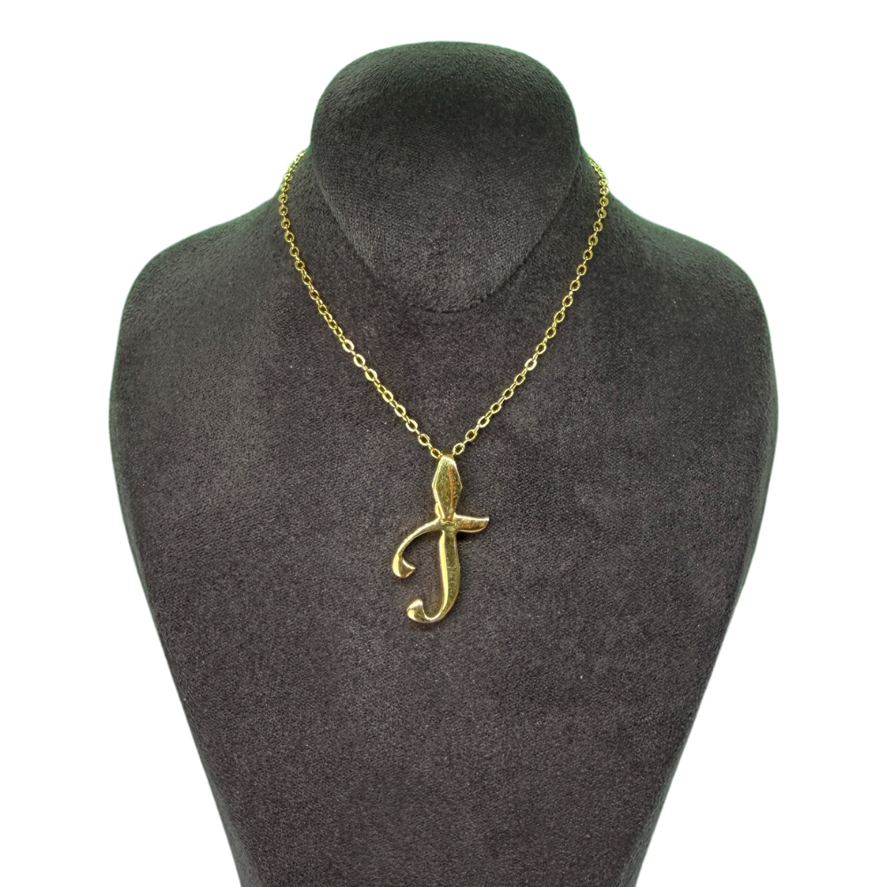 Alphabet-Charm Buchstabe T Elif Jewelry