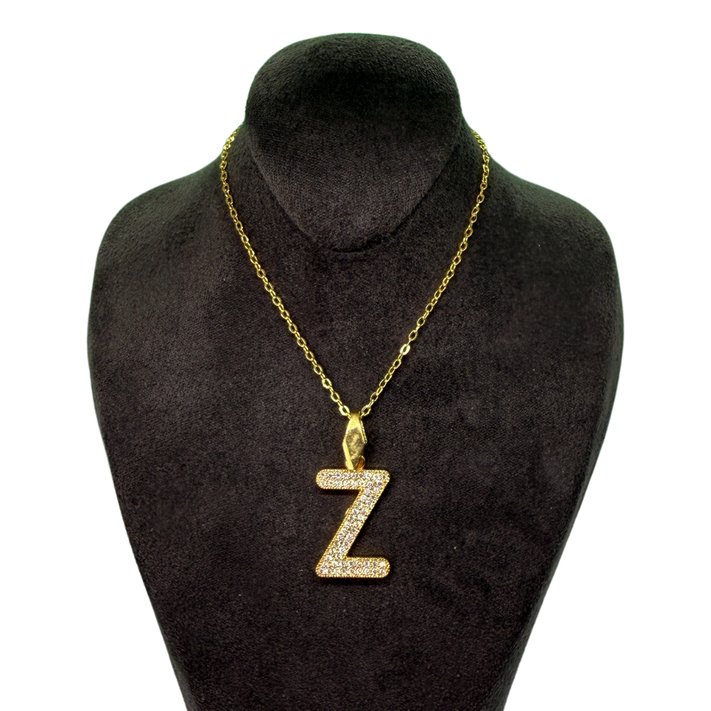 Alphabet-Charm-Zirkonia Buchstabe Z Elif Jewelry