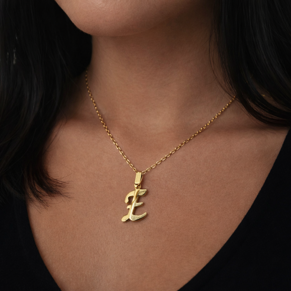 Charm Buchstabe E Elif Jewelry