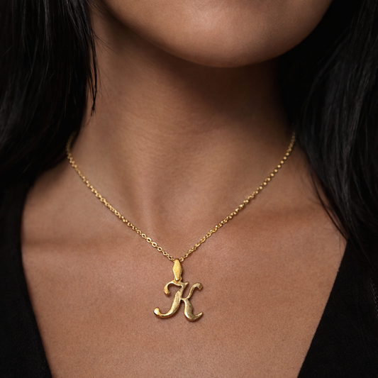Charm Buchstabe K Elif Jewelry