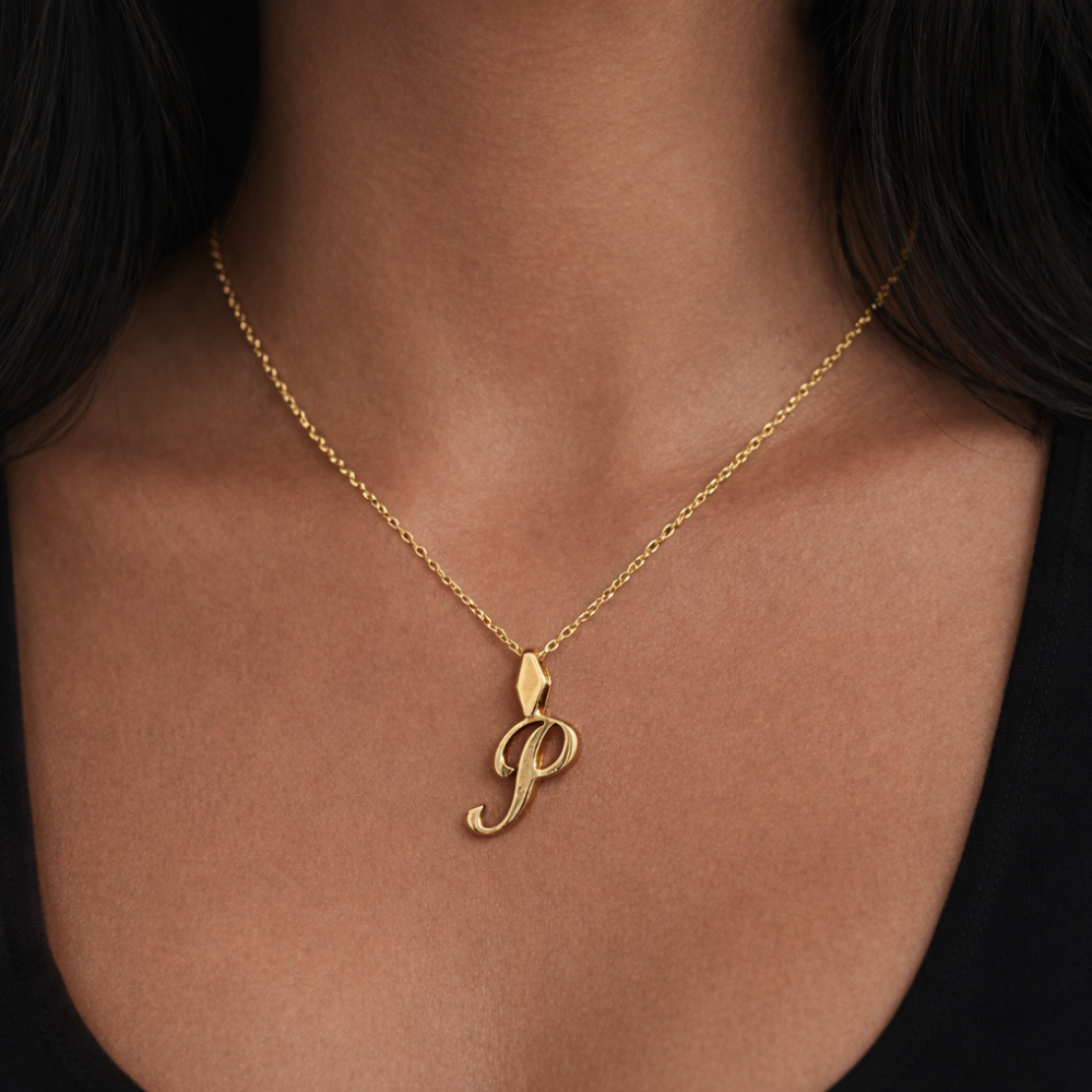 Charm Buchstabe P Elif Jewelry