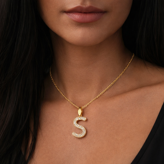 Charm-Zirkonia Buchstabe S Elif Jewelry