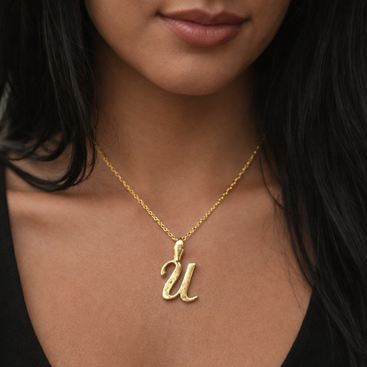 Charm Buchstabe U Elif Jewelry