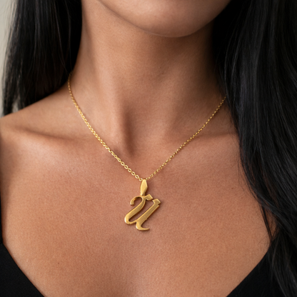 Charm Buchstabe Ü Elif Jewelry
