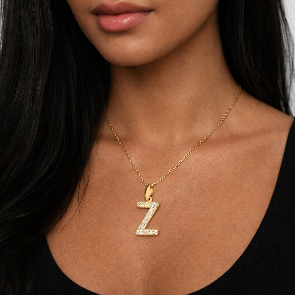 Charm-Zirkonia Buchstabe Z Elif Jewelry